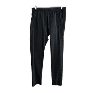 PASKHO Women Travel Pants Sz M Black Drawstring Mid Rise Waist Lightweight 81-21